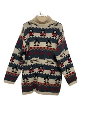 Prides Landing Women’s Turtleneck Sweater Vintage Size Medium